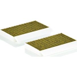 MANN-FILTER FP 27 021-2 Innenraumfilter FreciousPlus Aktivkohlefilter mit Polyphenol, antibakteriell, Feinstaubfilter (PM 2.5) MANN-FILTER FP 27 021-2 Innenraumfilter FreciousPlus Aktivkohlefilter mit Polyphenol, antibakteriell, Feinstaubfilter (PM 2.5)