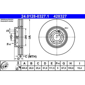 Bremsscheibe 24.0128-0327.1
