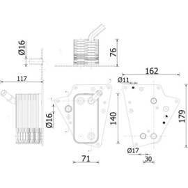 Ölkühler, Motoröl CLC 274 000S