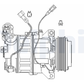 Kompressor, Klimaanlage CS20482