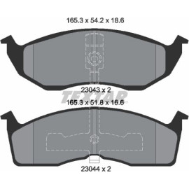 Bremsbelagsatz, Scheibenbremse 2304301 Bremsbelagsatz, Scheibenbremse 2304301