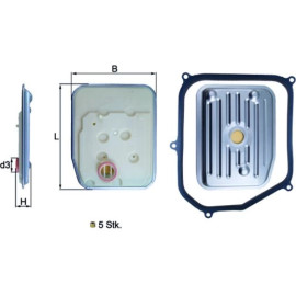 Hydraulikfilter, Automatikgetriebe HX 147KIT