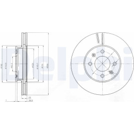Bremsscheibe BG4096 Bremsscheibe BG4096