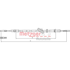 Seilzug, Feststellbremse 10.9444 Seilzug, Feststellbremse 10.9444