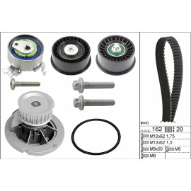Wasserpumpe + Zahnriemensatz 530 0441 30 Wasserpumpe + Zahnriemensatz 530 0441 30