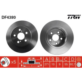 Bremsscheibe DF4380