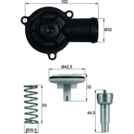 Thermostat, Kühlmittel TI 220 87D Thermostat, Kühlmittel TI 220 87D