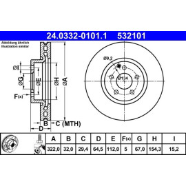 Bremsscheibe 24.0332-0101.1