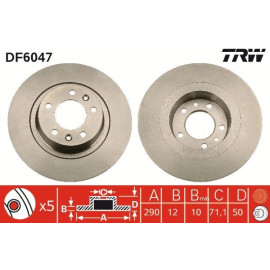 Bremsscheibe DF6047