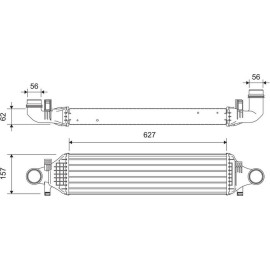 Ladeluftkühler 818624 Ladeluftkühler 818624