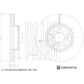 Bremsscheibe ADBP430120 Bremsscheibe ADBP430120