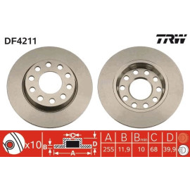 Bremsscheibe DF4211