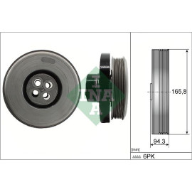 Riemenscheibe, Kurbelwelle 544 0602 10 Riemenscheibe, Kurbelwelle 544 0602 10