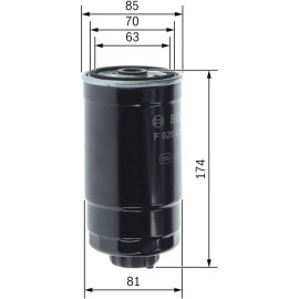 Kraftstofffilter F 026 402 048 Kraftstofffilter F 026 402 048