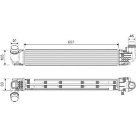 Ladeluftkühler 818228