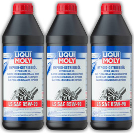 3x LIQUI MOLY Hypoid GL5 LS 1410 Achsgetriebeöl 1l, für hypoidverzahnte Getriebe, 85W-90, API GL-5 (3 Liter) 3x LIQUI MOLY Hypoid GL5 LS 1410 Achsgetriebeöl 1l, für hypoidverzahnte Getriebe, 85W-90, API GL-5 (3 Liter)