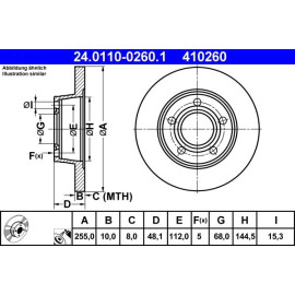 Bremsscheibe 24.0110-0260.1
