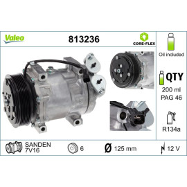 Kompressor, Klimaanlage 813236 Kompressor, Klimaanlage 813236