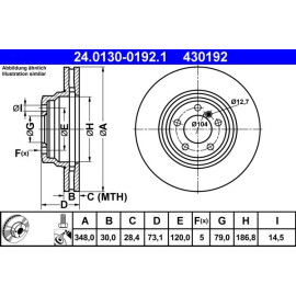 Bremsscheibe 24.0130-0192.1