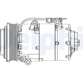 Kompressor, Klimaanlage CS20358