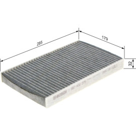 BOSCH 1 987 432 379 Innenraumfilter BOSCH 1 987 432 379 Innenraumfilter