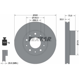 Bremsscheibe 92157303