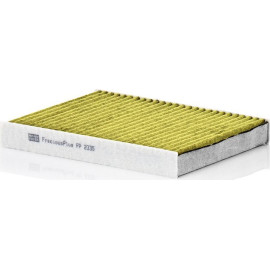 MANN-FILTER FP 2335 KIT Innenraumfilter FreciousPlus Aktivkohlefilter mit Polyphenol, antibakteriell, Feinstaubfilter (PM 2.5)