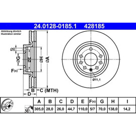 Bremsscheibe 24.0128-0185.1