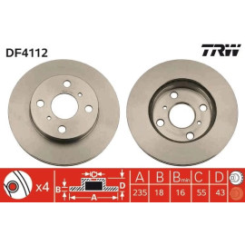 Bremsscheibe DF4112 Bremsscheibe DF4112