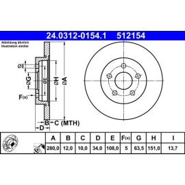 Bremsscheibe 24.0312-0154.1