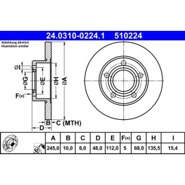 Bremsscheibe 24.0310-0224.1