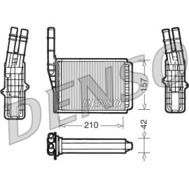 Wärmetauscher, Innenraumheizung DRR23013 Wärmetauscher, Innenraumheizung DRR23013