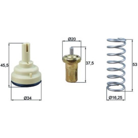 Thermostat, Kühlmittel TX 181 105D Thermostat, Kühlmittel TX 181 105D