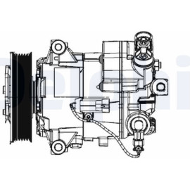 Kompressor, Klimaanlage TSP0155948 Kompressor, Klimaanlage TSP0155948
