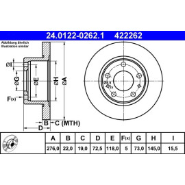 Bremsscheibe 24.0122-0262.1