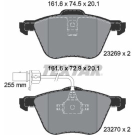 Bremsbelagsatz, Scheibenbremse 2326903