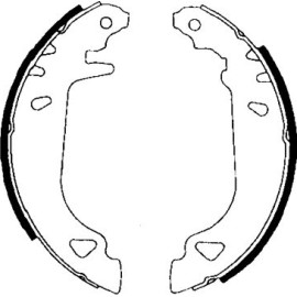 Bremsbackensatz 8DB 355 001-011