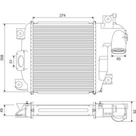 Ladeluftkühler 818321