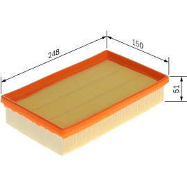 Luftfilter F 026 400 855 Luftfilter F 026 400 855