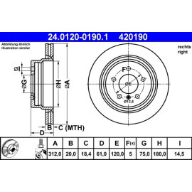 Bremsscheibe 24.0120-0190.1