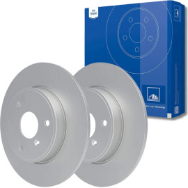 ATE 24.0110-0331.1 Bremsscheibe Ø280mm, voll, beschichtet, hochgekohlt