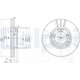 Bremsscheibe BG2423 Bremsscheibe BG2423