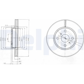 Bremsscheibe BG4053 Bremsscheibe BG4053