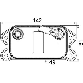 Ölkühler, Motoröl CLC 73 000P Ölkühler, Motoröl CLC 73 000P