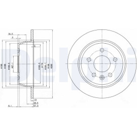 Bremsscheibe BG3241 Bremsscheibe BG3241