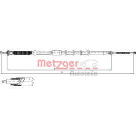 Seilzug, Feststellbremse 12.0719 Seilzug, Feststellbremse 12.0719