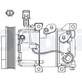 Kompressor, Klimaanlage CS20518