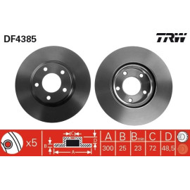 Bremsscheibe DF4385