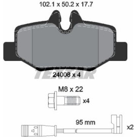Bremsbelagsatz, Scheibenbremse 2400801 Bremsbelagsatz, Scheibenbremse 2400801