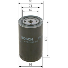 BOSCH 0 451 203 010 Ölfilter BOSCH 0 451 203 010 Ölfilter